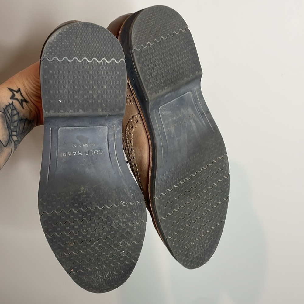 SOLD Cole Haan | Men’s Morris Nubuck Wingtip Oxford Shoes Size 11 - Picture 4 of 6